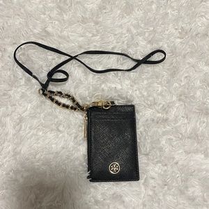 Tory Burch lanyard card / ID holder